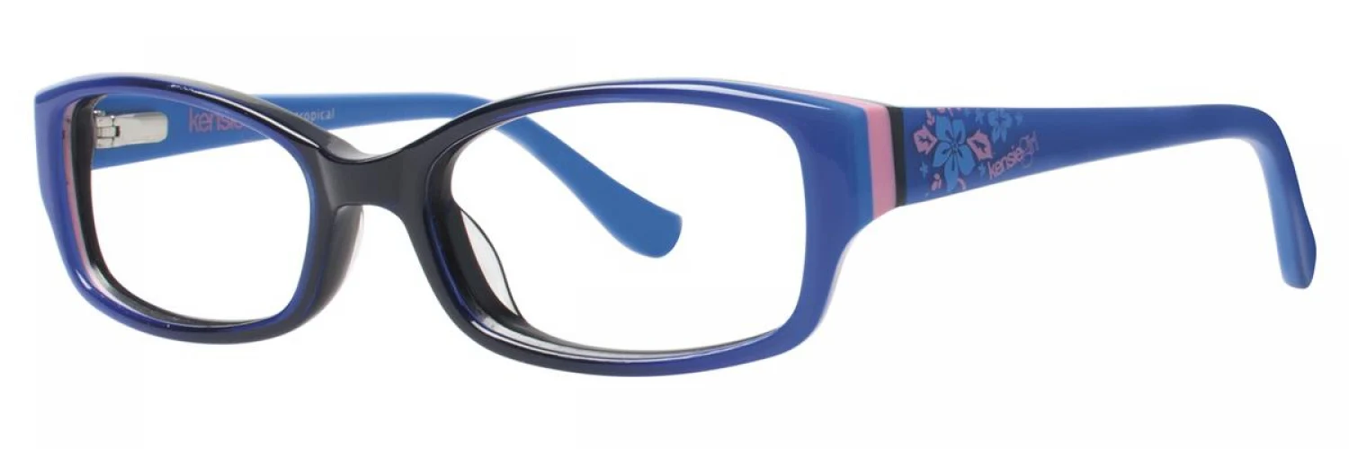 Kensie Tropical Eyeglasses Blue 46mm Kids