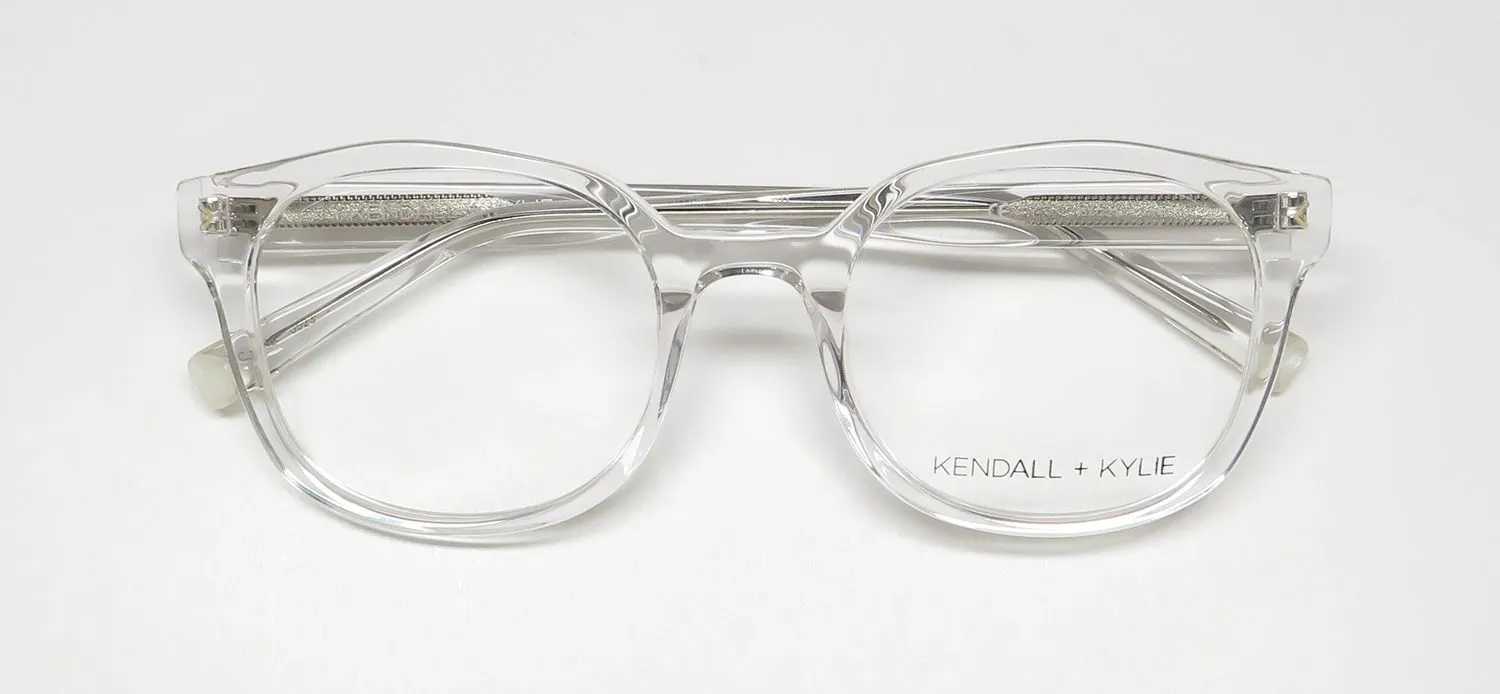 Kendall + Kylie Kko106 Violet 971 Eyeglasses Crystal Clear 51mm 2