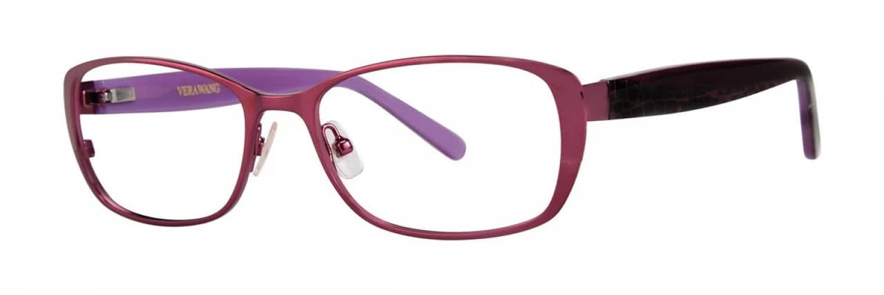 Vera Wang V378 Eyeglasses Crimson 53mm Women
