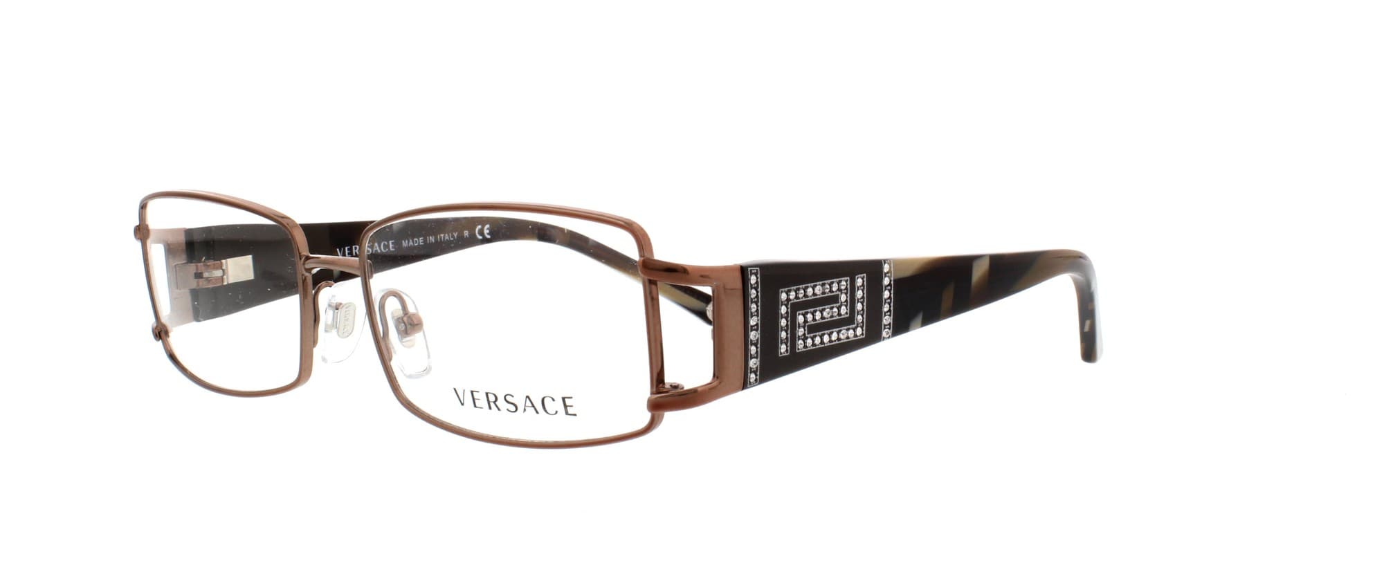 Versace VE1163B 1013 VE1163B Eyeglasses Brown 52mm Women