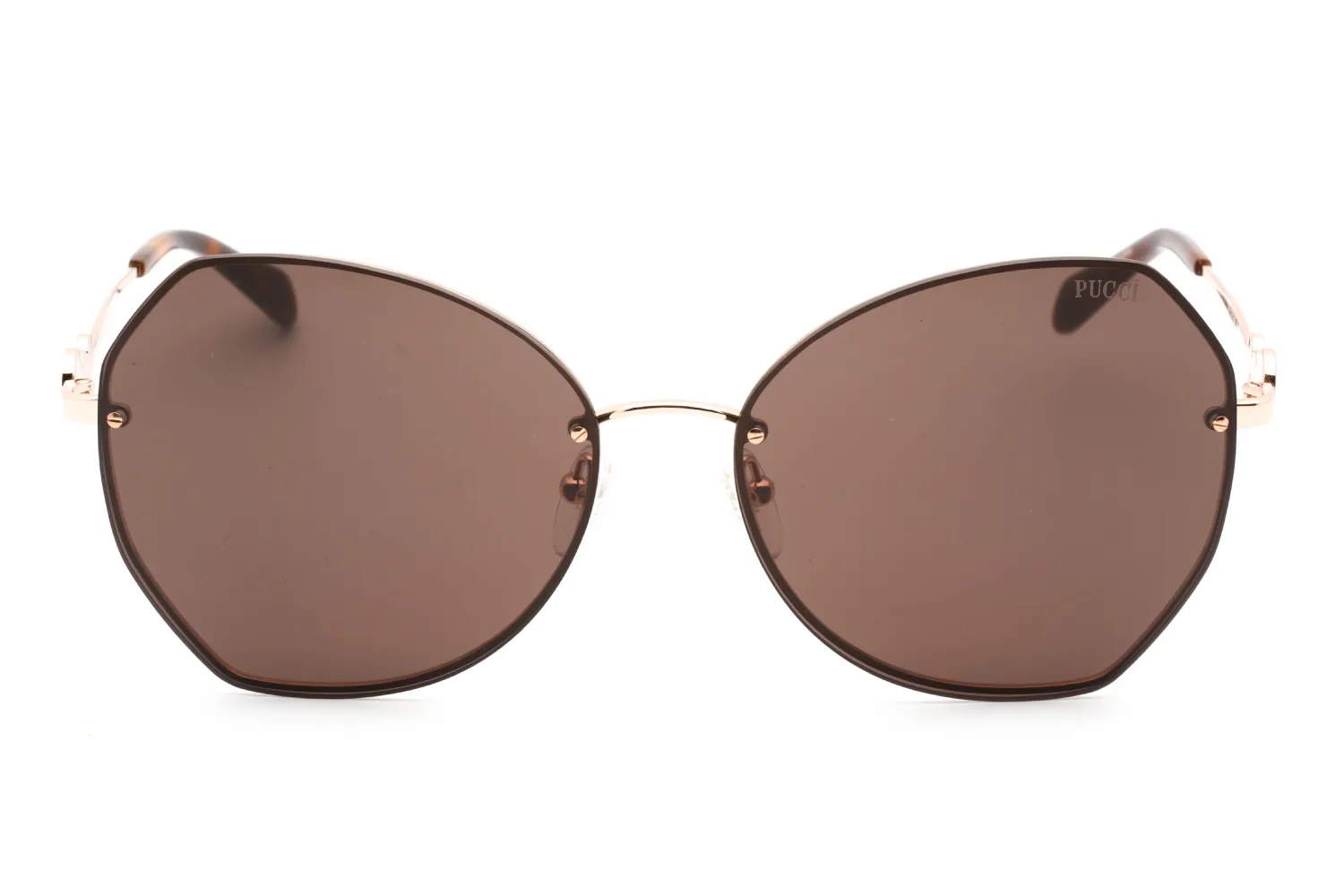 Emilio Pucci EP0178 28E Sunglasses Shiny Rose Gold 61mm Women 2