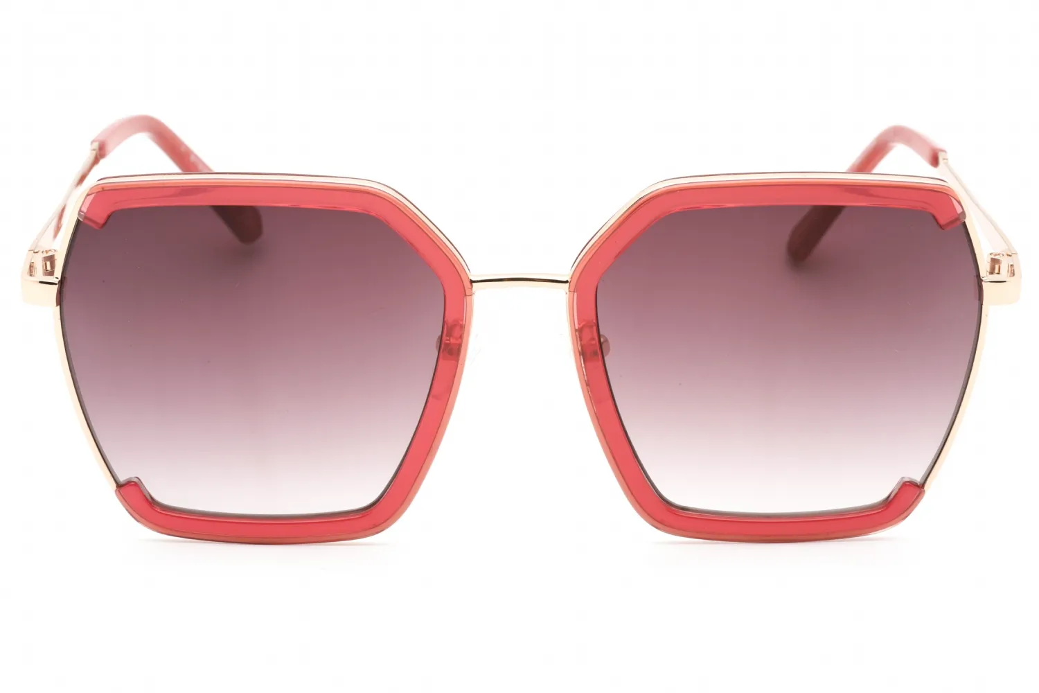 Guess Factory GF0418 69T Sunglasses Shiny Bordeaux 58mm Women 2