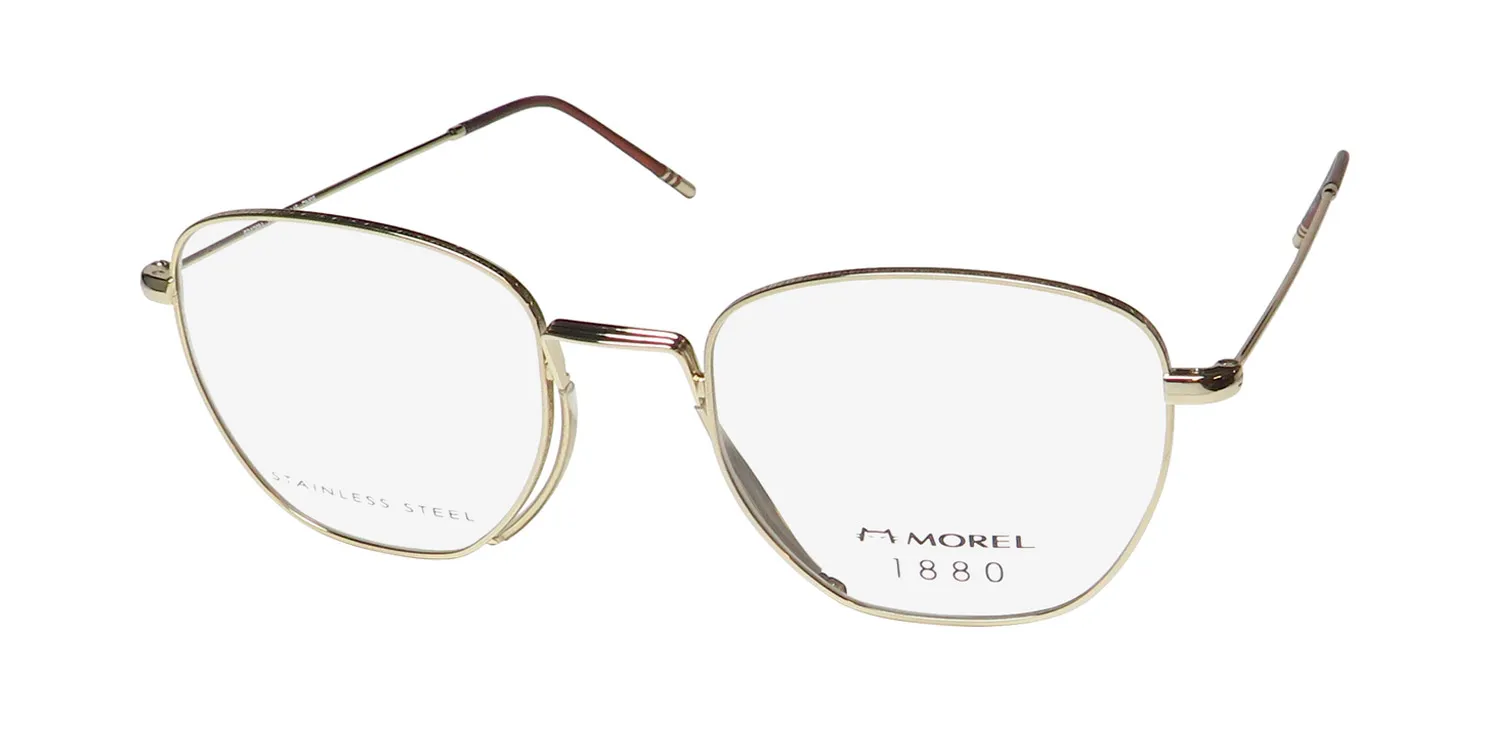 Morel 1880 60120m dm05 Eyeglasses Yellow Gold 50mm