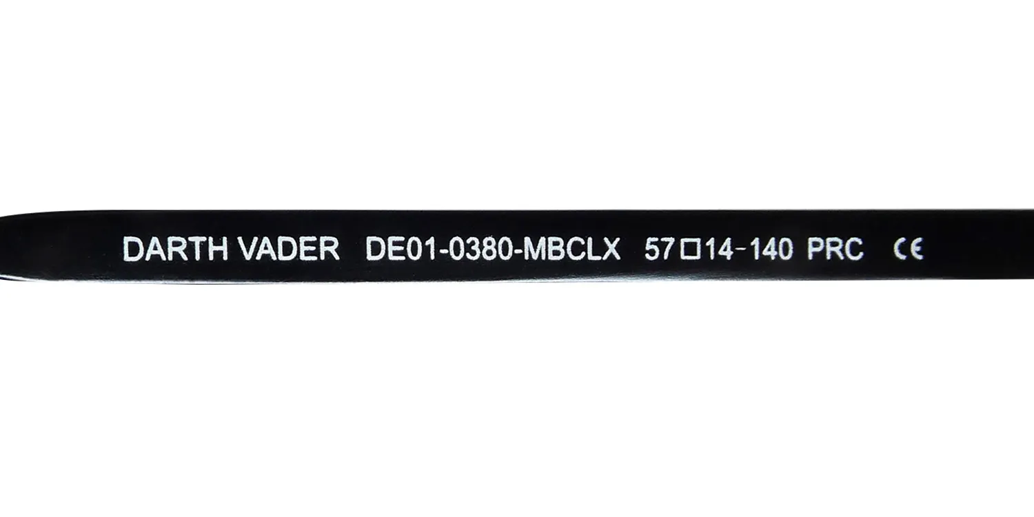 Diff 0380 Darth Vader Star Wars Blue Light Lens mbclx Eyeglasses Black 57mm 8