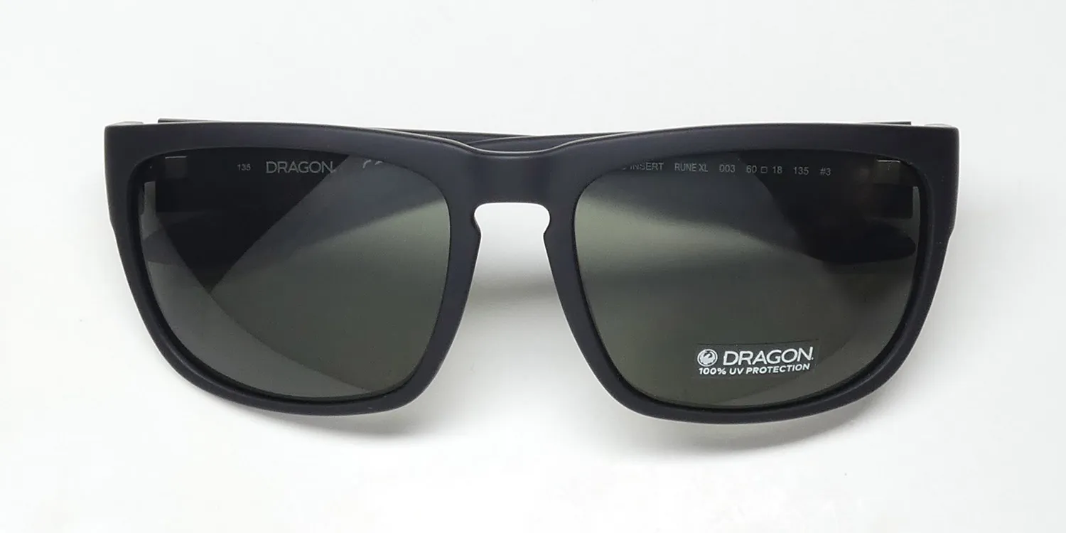 Dragon Rune 003 Sunglasses Black 60mm Unisex 2