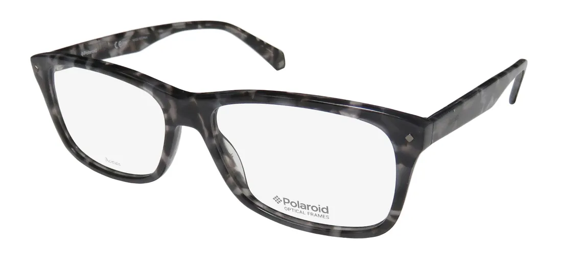 Polaroid D317 ab8 Eyeglasses Havana Grey 55mm Unisex