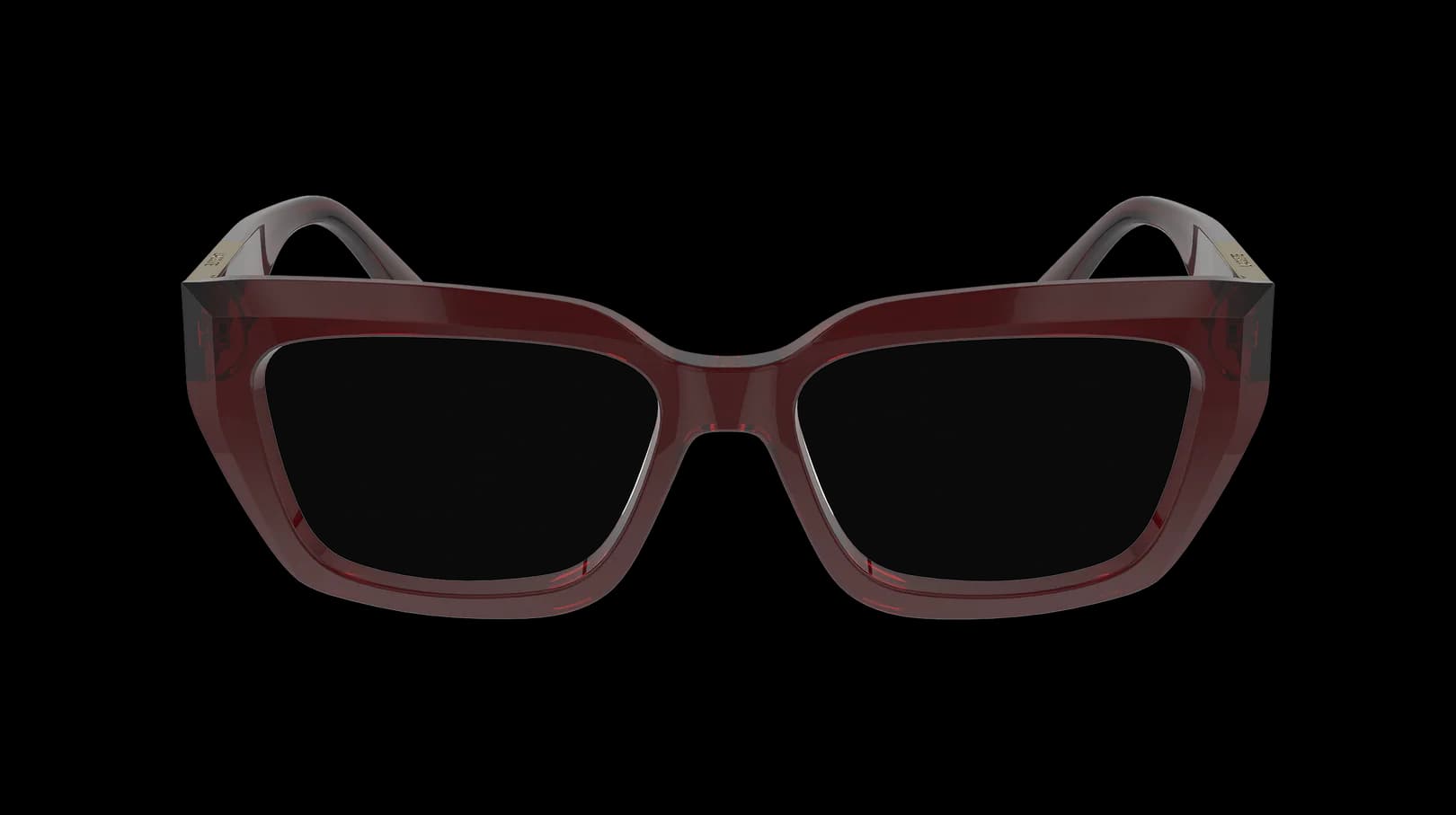 Lacoste L2934 601 Eyeglasses Transparent Burgundy 54mm Women 2
