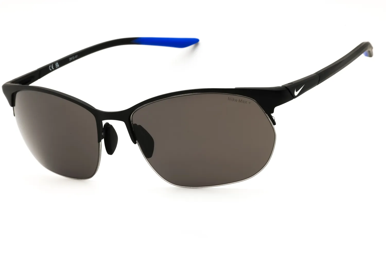 Nike NIKE MODERN METAL ZONE IH0911X 010 Sunglasses Matte Black 62mm Men
