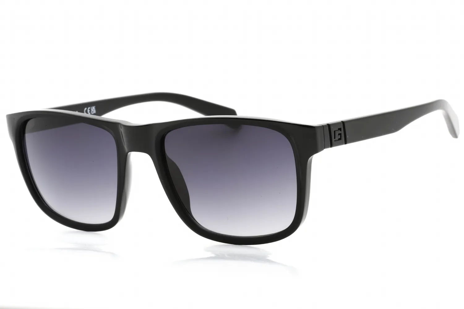 Guess Factory GF0220 01B Sunglasses Shiny Black 56mm Men