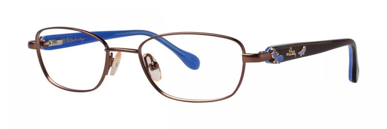 Lilly Pulitzer Coraline Eyeglasses Brown 45mm Kids