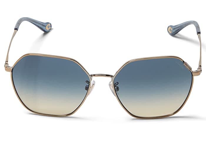Coach HC 7132 C7998 900579 Sunglasses Gold 58mm Women 2