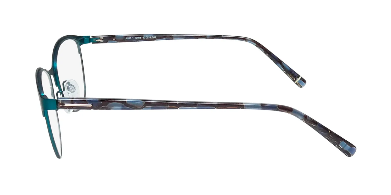 Morel June 1 sp03 Eyeglasses Green 50mm 4