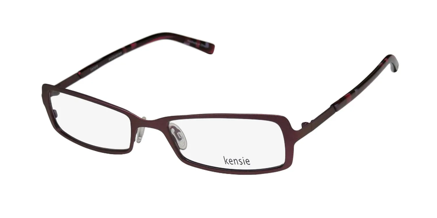 Kensie Exploration pu Eyeglasses Matte Purple With Glitter 52mm