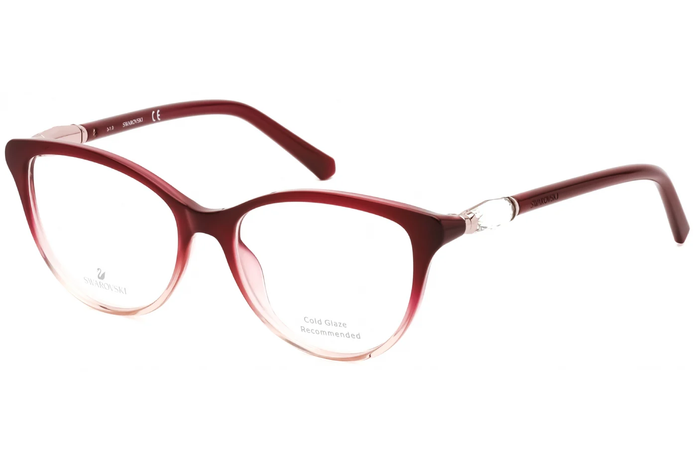 Swarovski SK5311 071 Eyeglasses Bordeaux 52mm Women