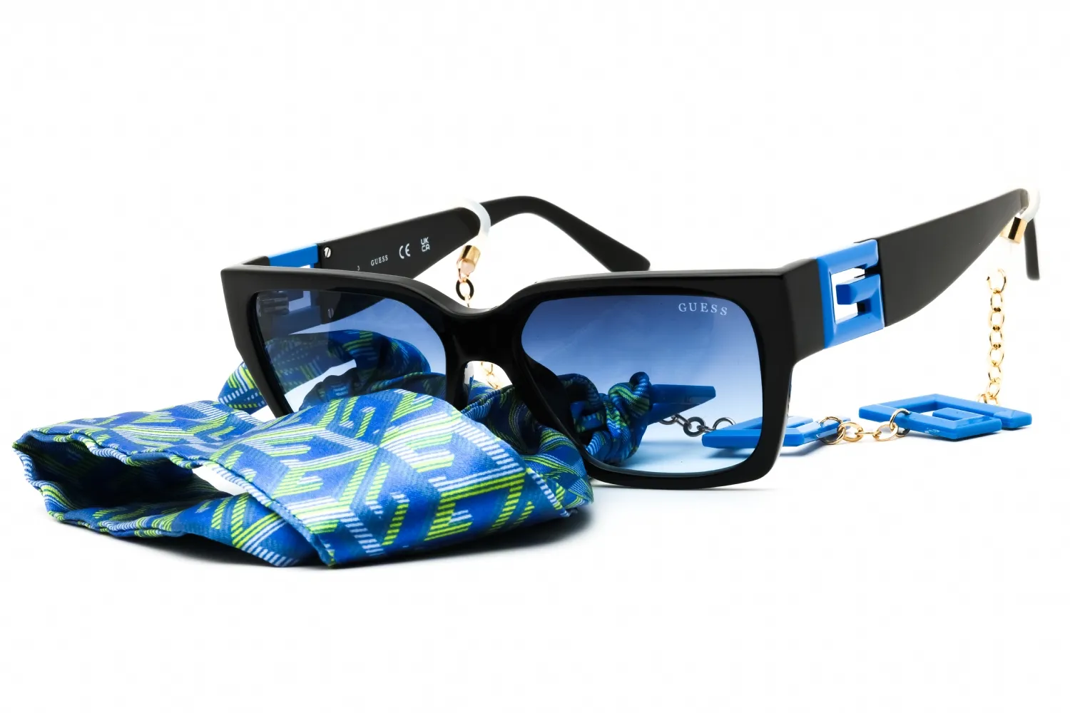 Guess GU7916 92W Sunglasses Blue 55mm Women