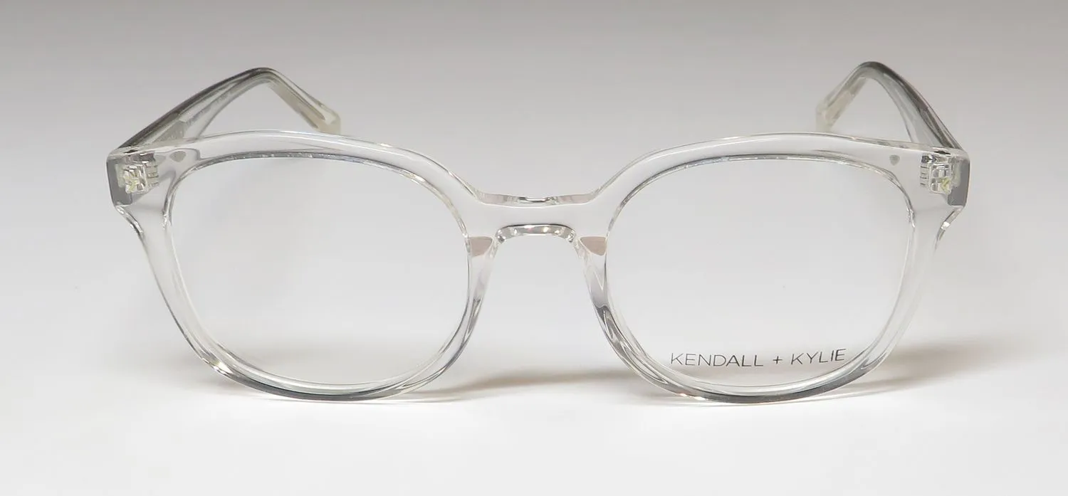 Kendall + Kylie Kko106 Violet 971 Eyeglasses Crystal Clear 51mm 3