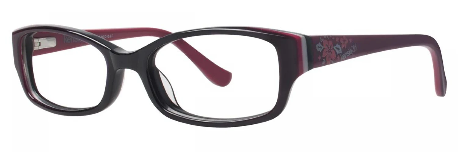 Kensie Tropical Eyeglasses Burgundy 48mm Kids