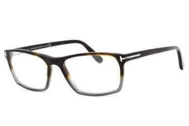 Tom Ford FT5295 055 Eyeglasses Shiny Havana Grey 56mm