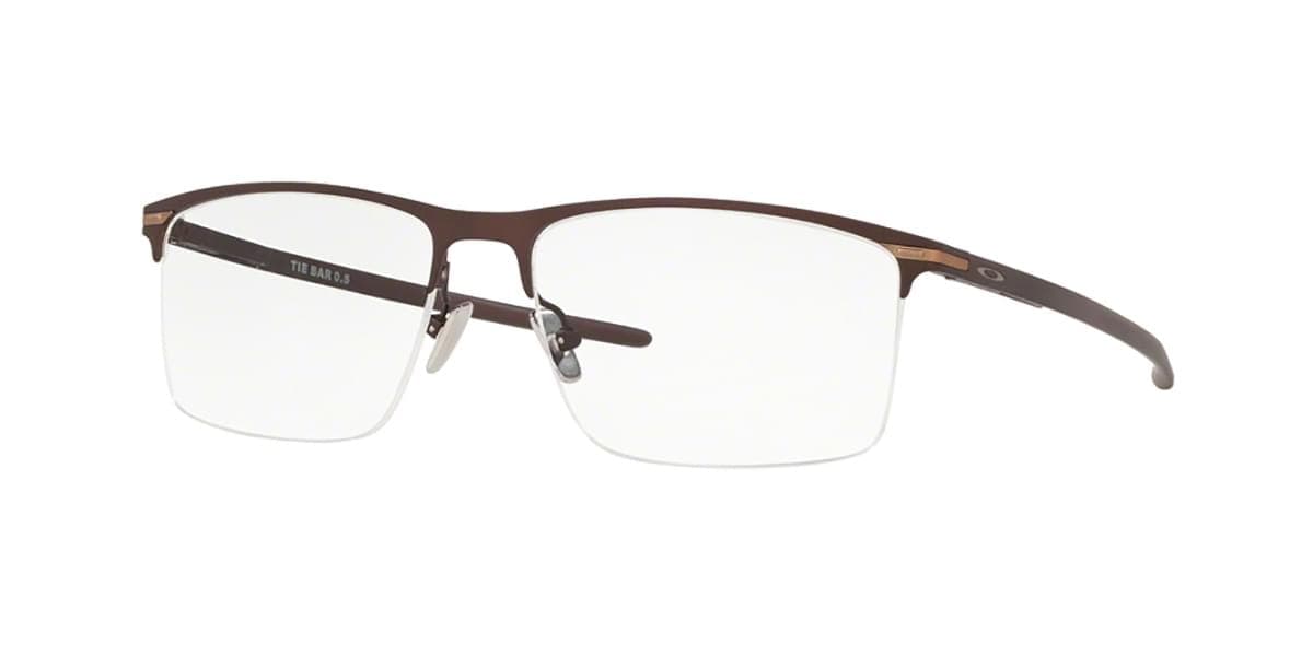 Oakley Tie Bar 0.5 OX5140-0254 OX5140 Eyeglasses Brown 54mm Men