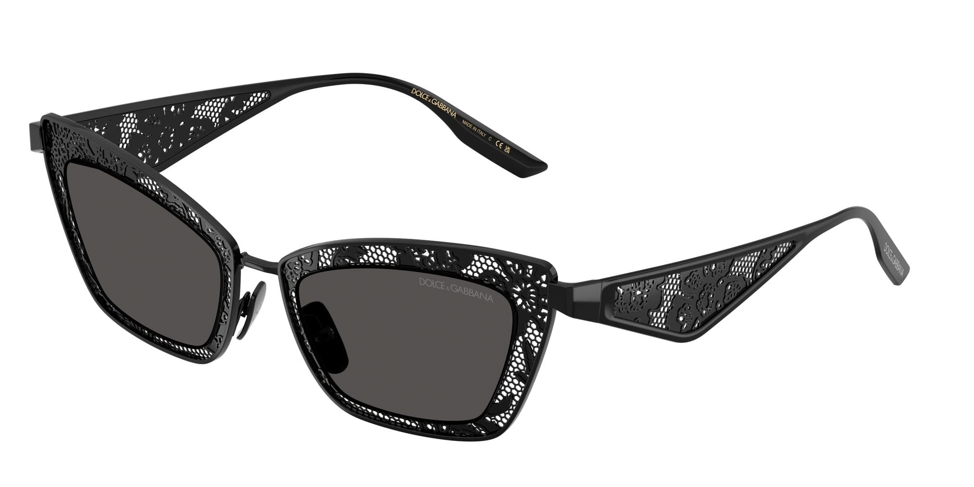 Dolce &amp; Gabbana DG2311 0187 Sunglasses Black 51mm Women