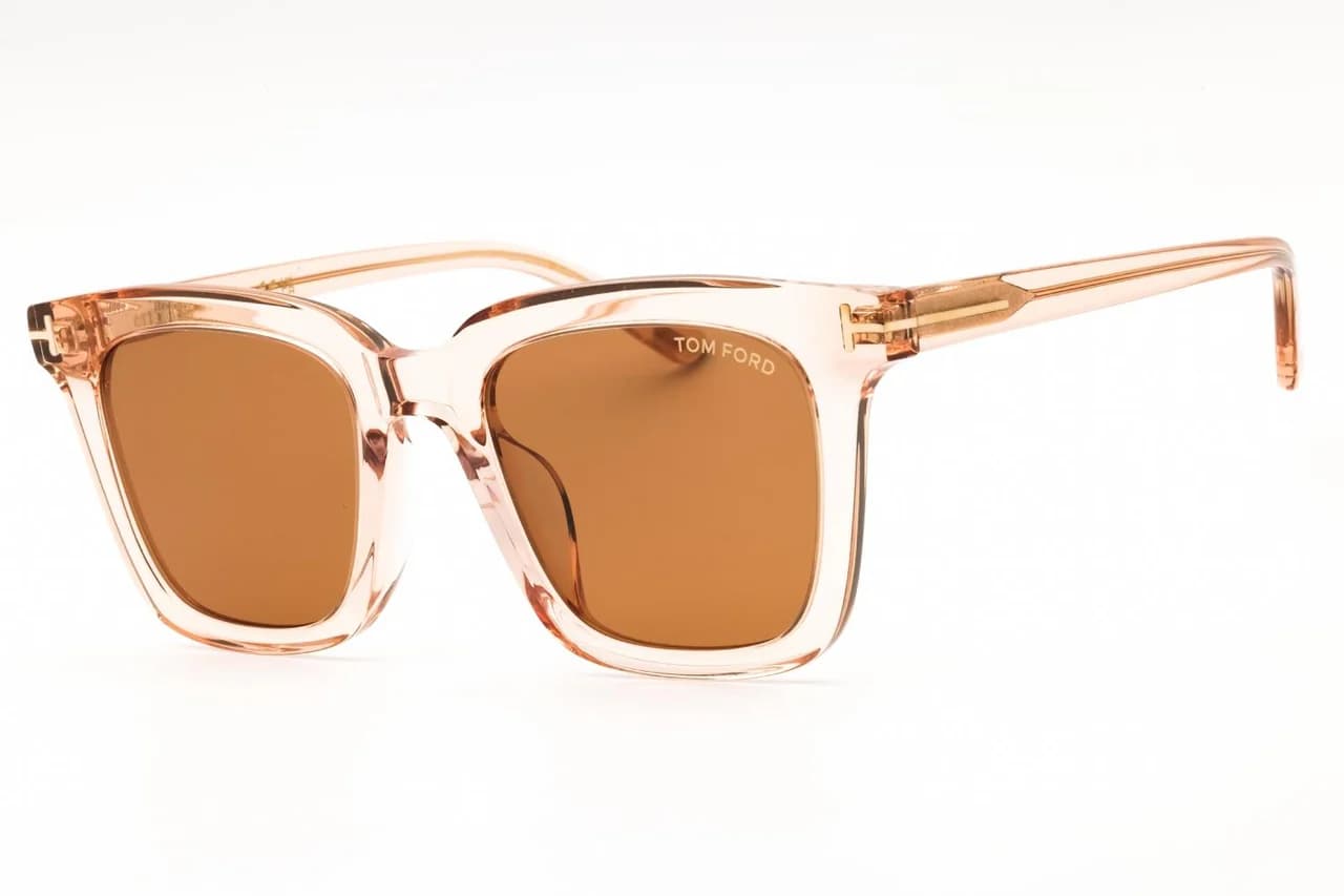 Tom Ford FT0970K 72E Sunglasses Shiny Pink 52mm Women