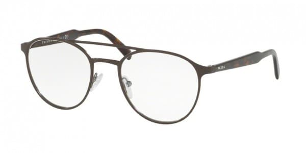 Prada VPR 60T DHO-1O1 Eyeglasses Brown 51mm Unisex