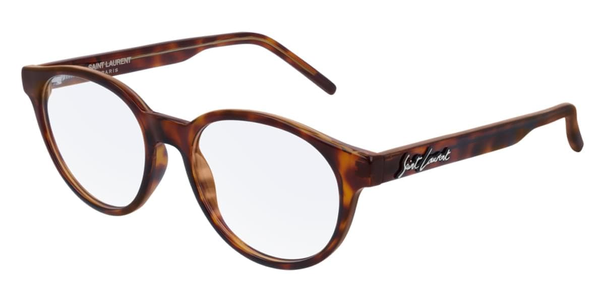Saint Laurent SL321 003 SL 321 Eyeglasses Brown 51mm Unisex