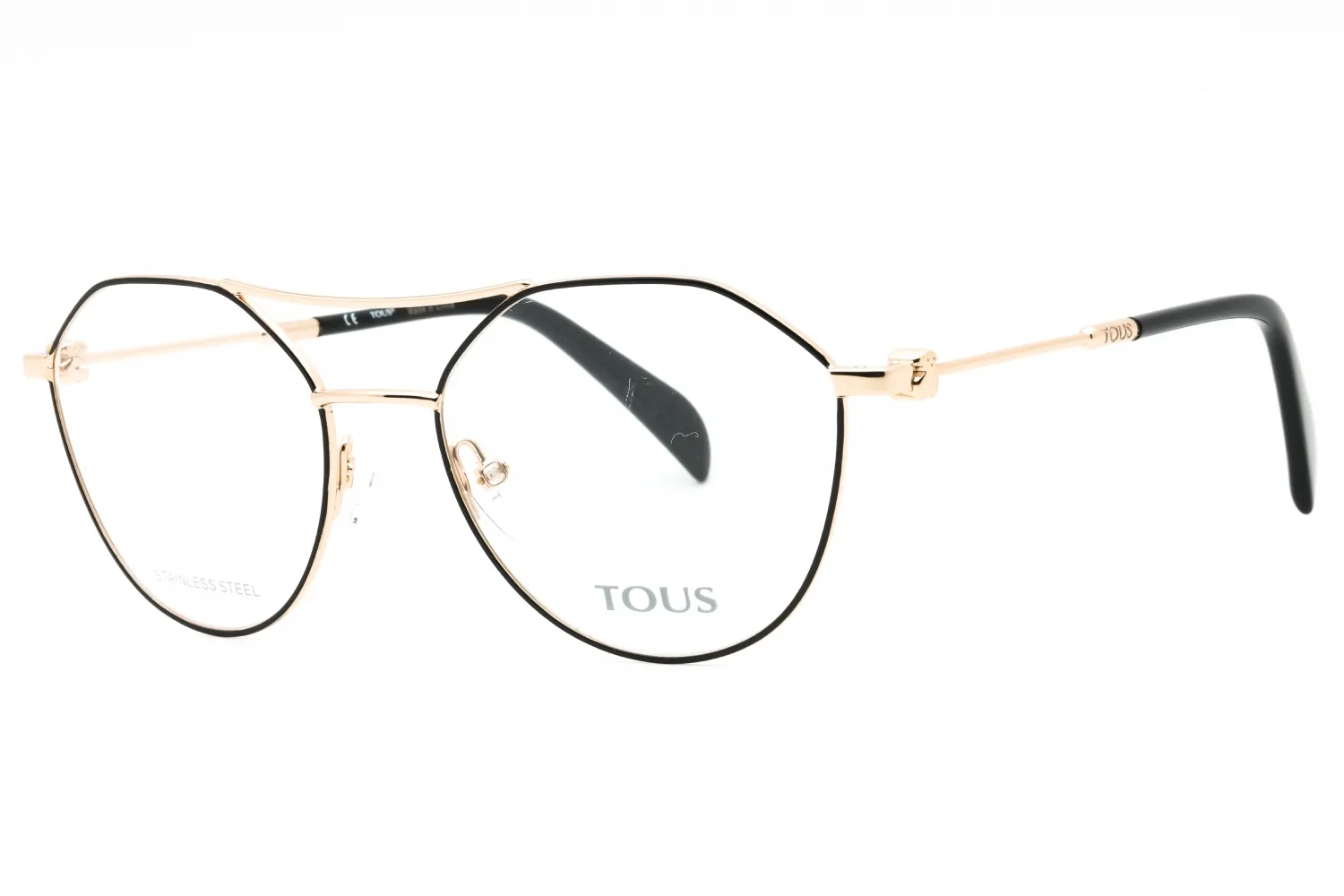 Tous VTO412 0301 Eyeglasses Shiny Rose Gold 51mm Women