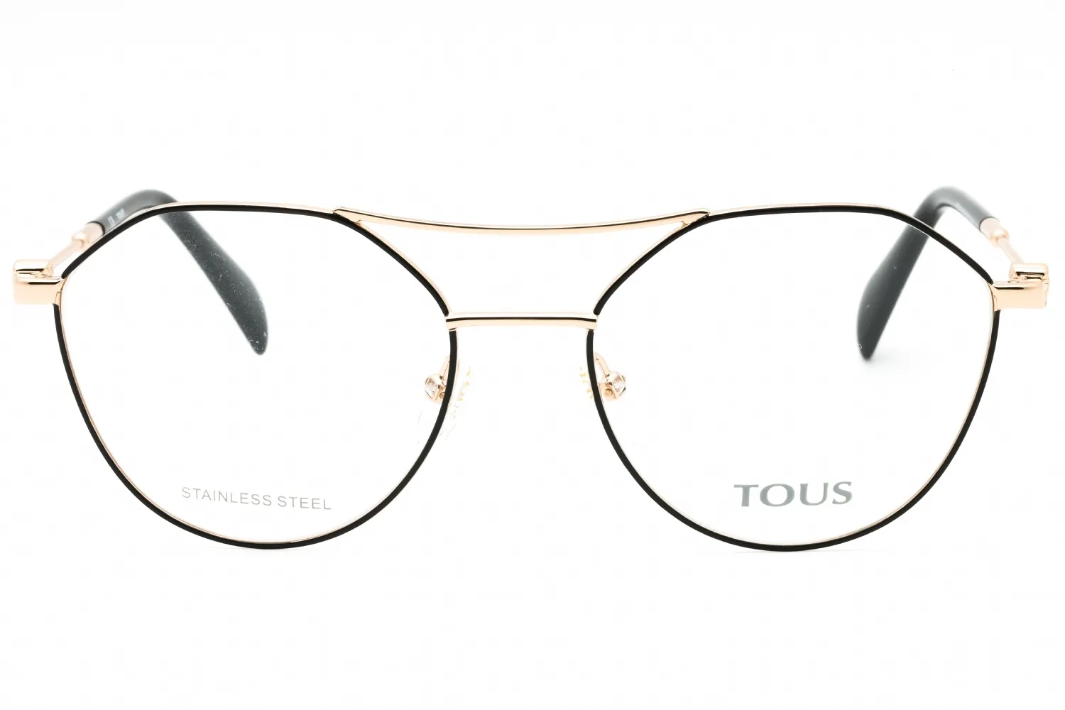 Tous VTO412 0301 Eyeglasses Shiny Rose Gold 51mm Women 2