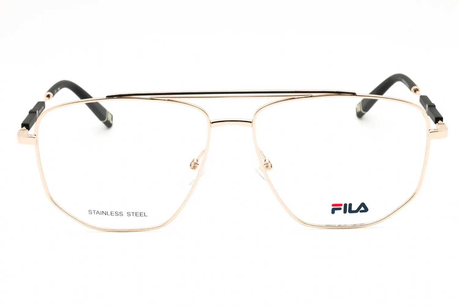 Fila VFI114V 0302 Eyeglasses Shiny Rose Gold 57mm Men 2