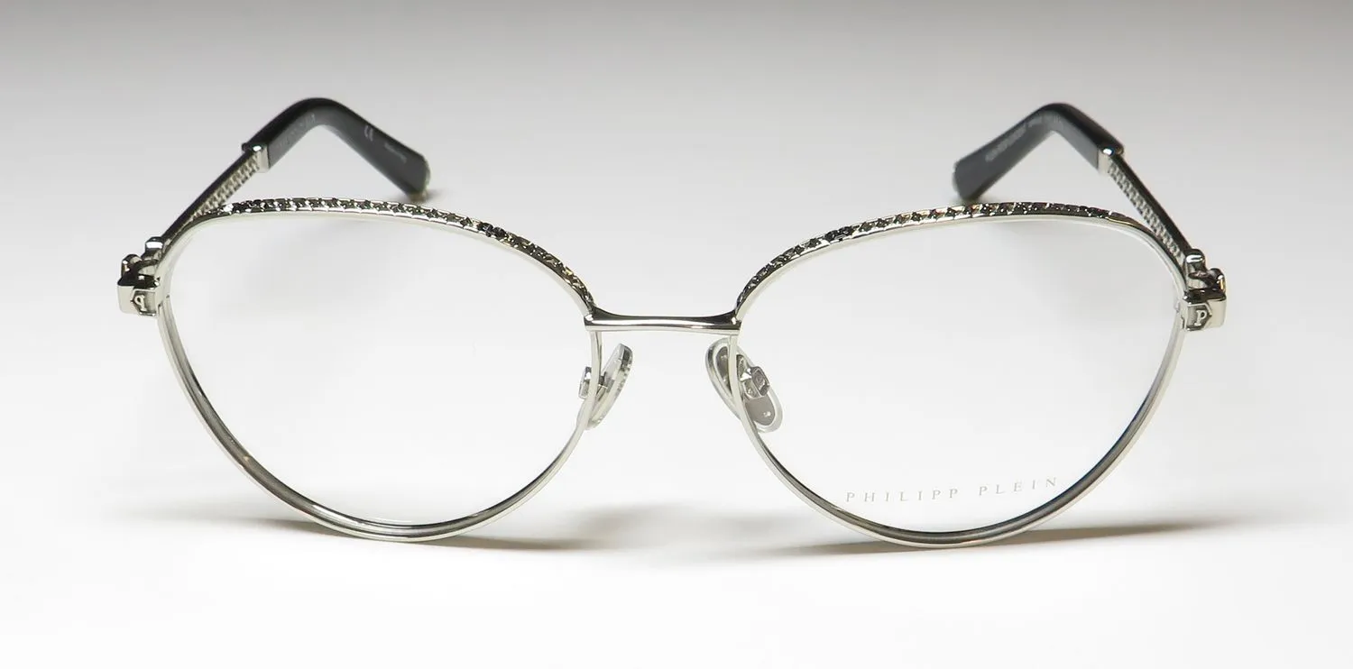 Philipp Plein Vpp035s 0579 Eyeglasses Silver 57mm 3