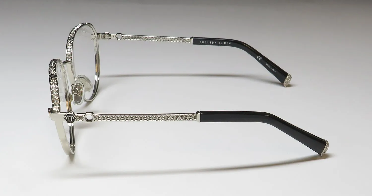 Philipp Plein Vpp035s 0579 Eyeglasses Silver 57mm 4