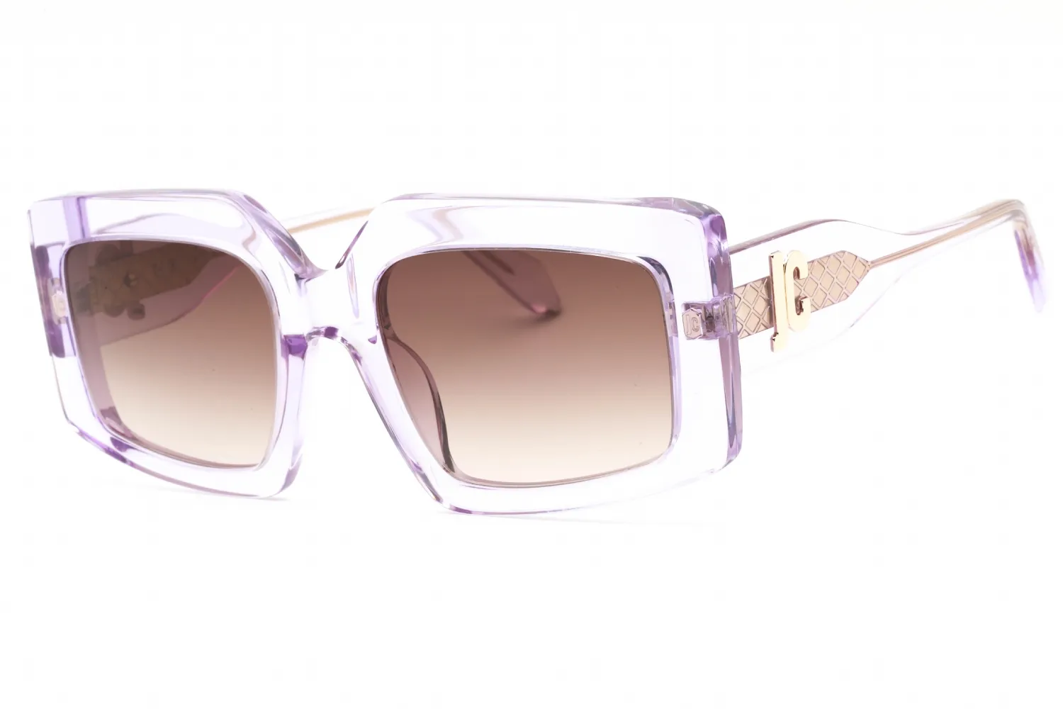 Just Cavalli SJC020V 06SC Sunglasses Transparent Violet 54mm Women