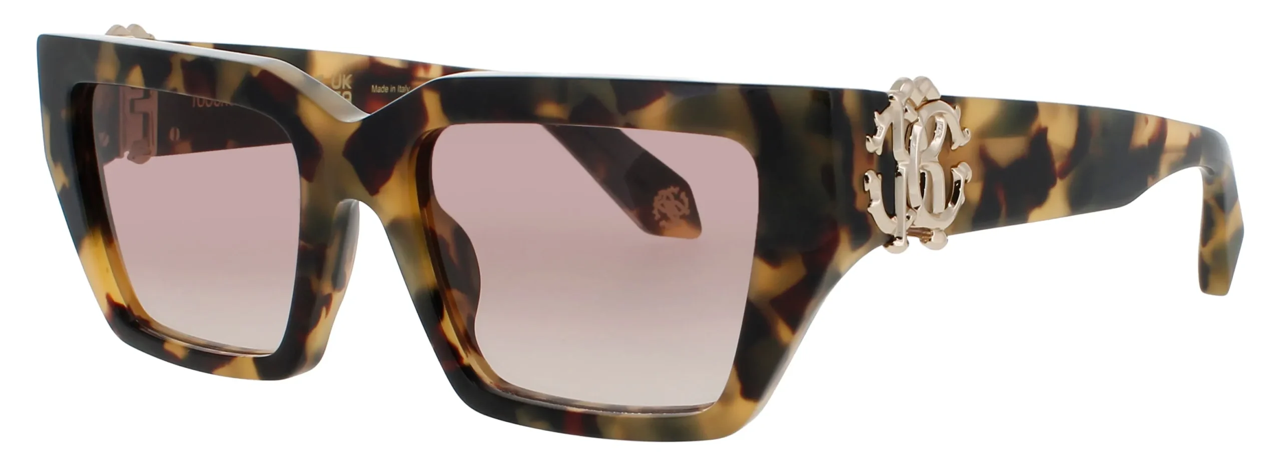 Roberto Cavalli SRC016M 0AGG Eyeglasses Vintage Havana 55mm Unisex