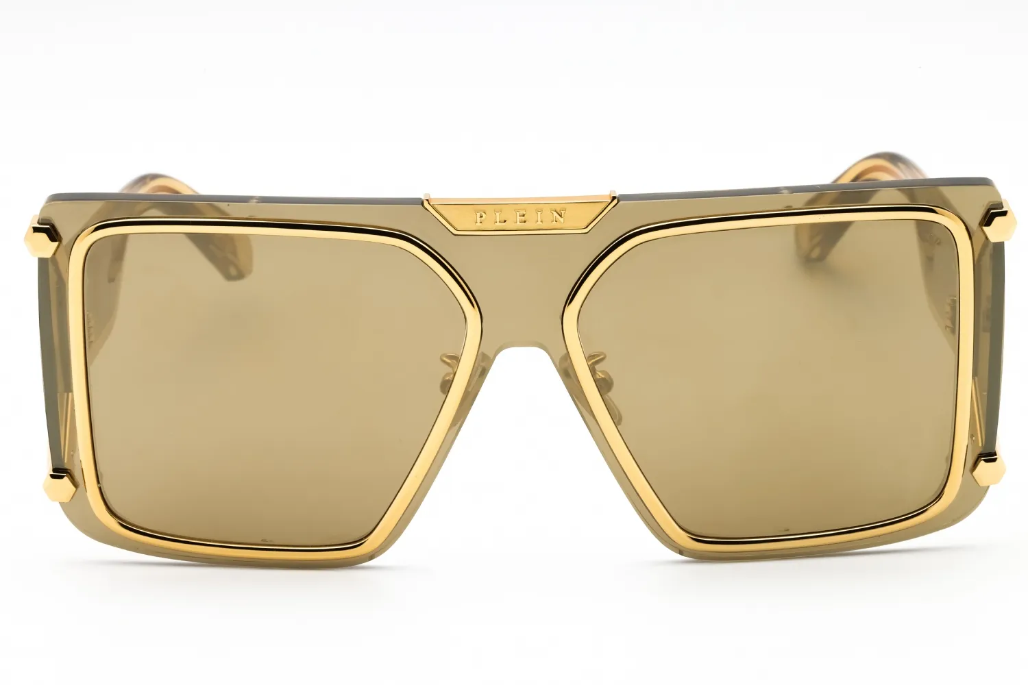Philipp Plein SPP096M 400G Sunglasses Gold 99mm Unisex 2