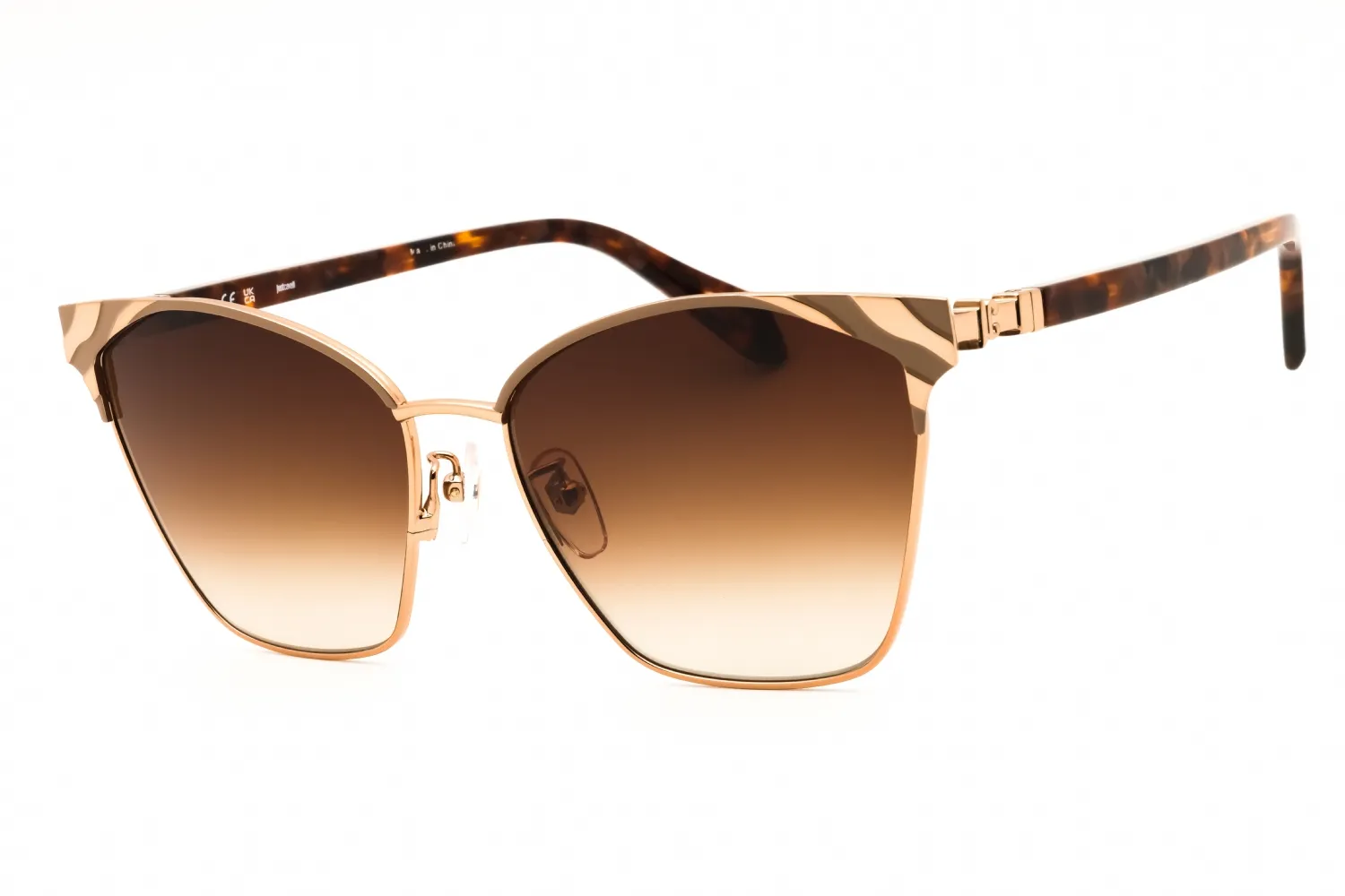 Just Cavalli SJC093 02AM Sunglasses Copper Gold 58mm Women