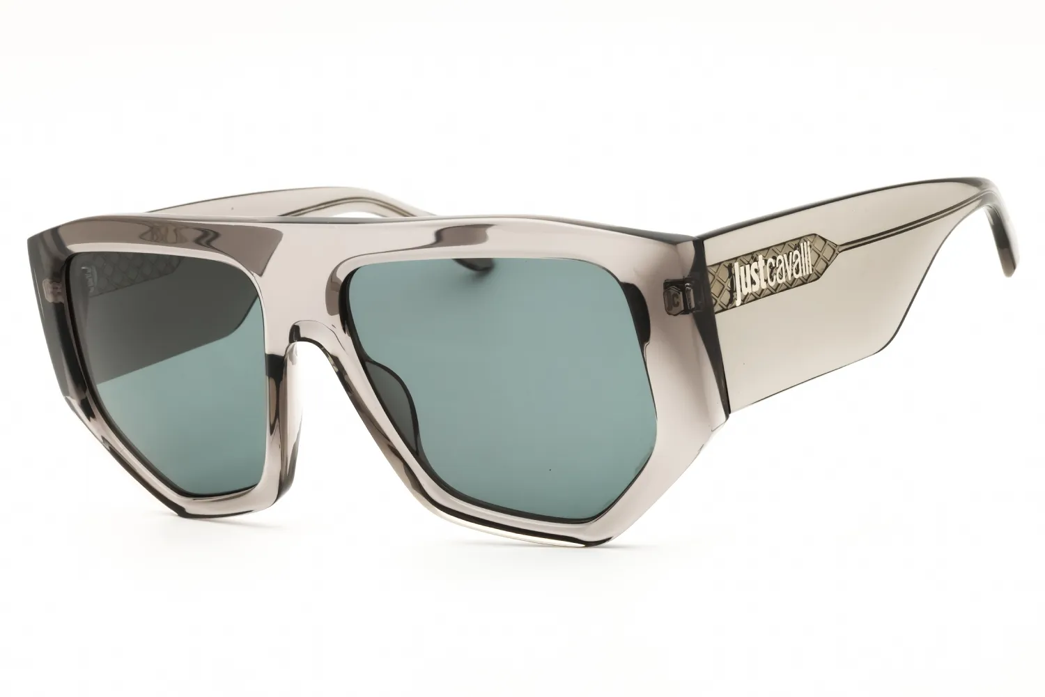 Just Cavalli SJC097 0819 Sunglasses Transparent Grey 58mm Unisex