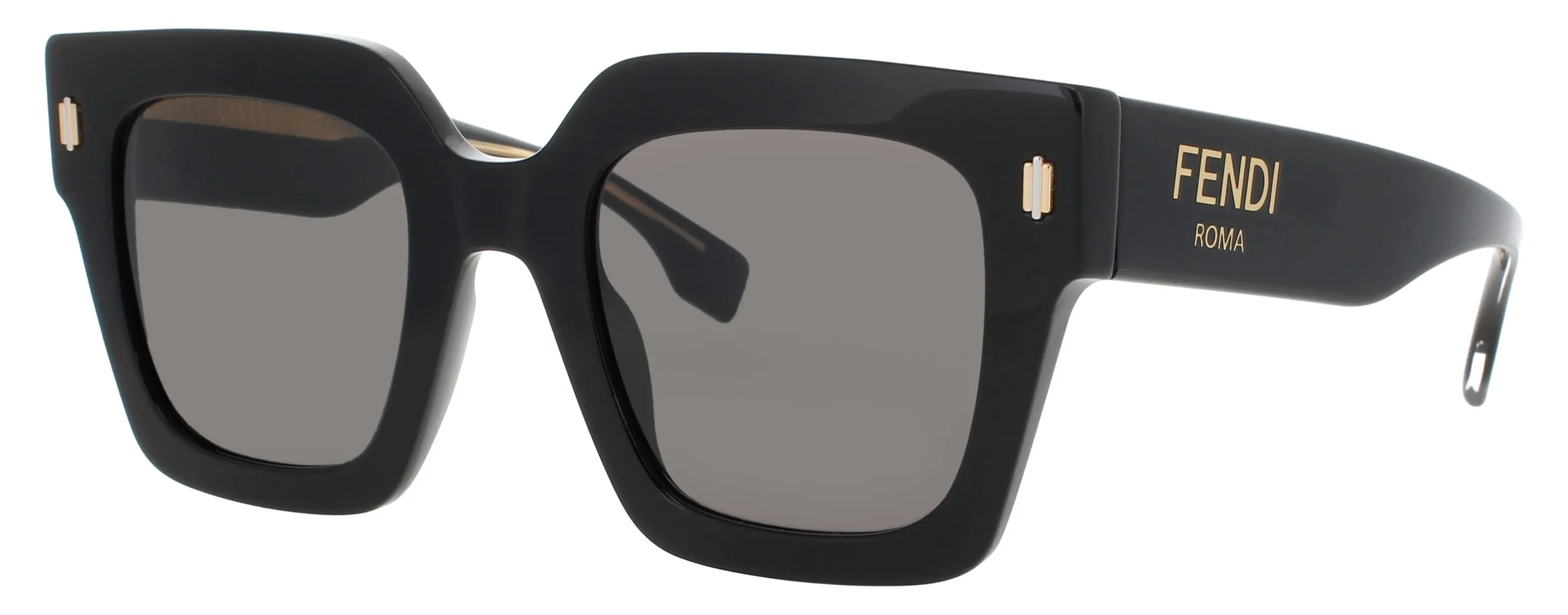 Fendi FE40101I 01A Sunglasses Shiny Black 50mm Women