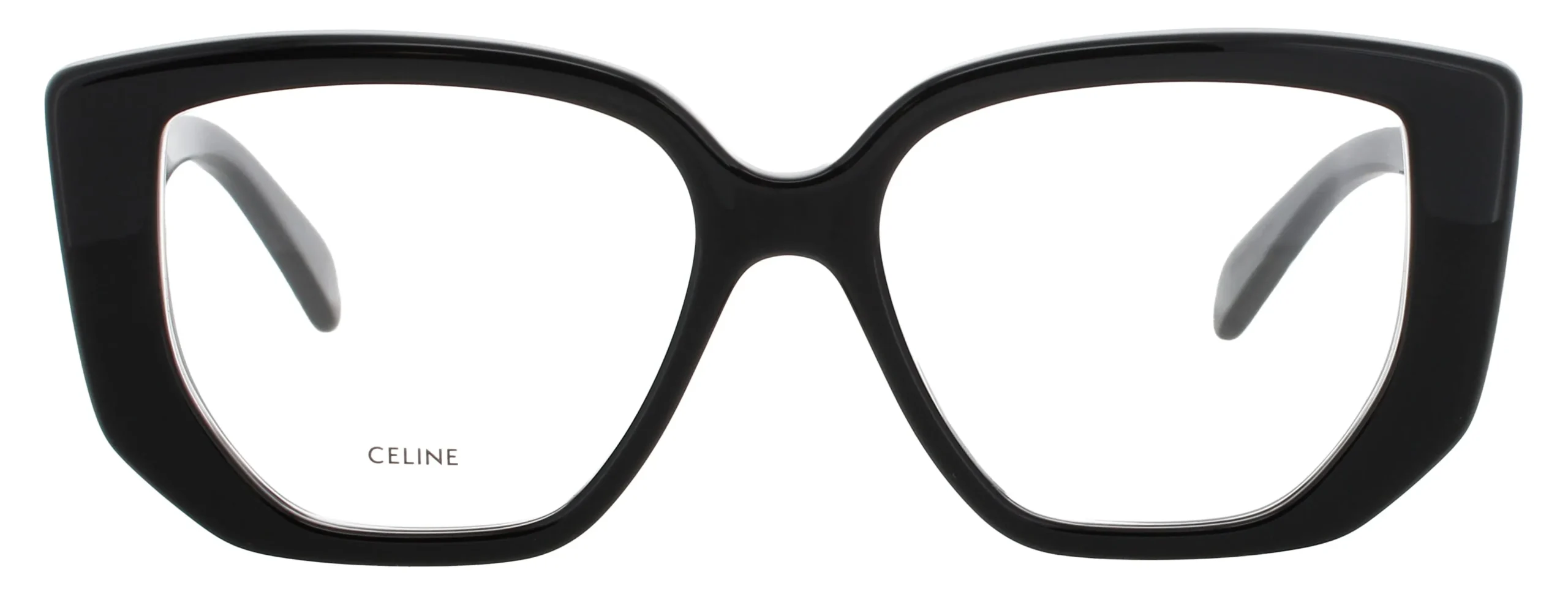 Celine CL50146I 001 Eyeglasses Shiny Black 53mm Women 2