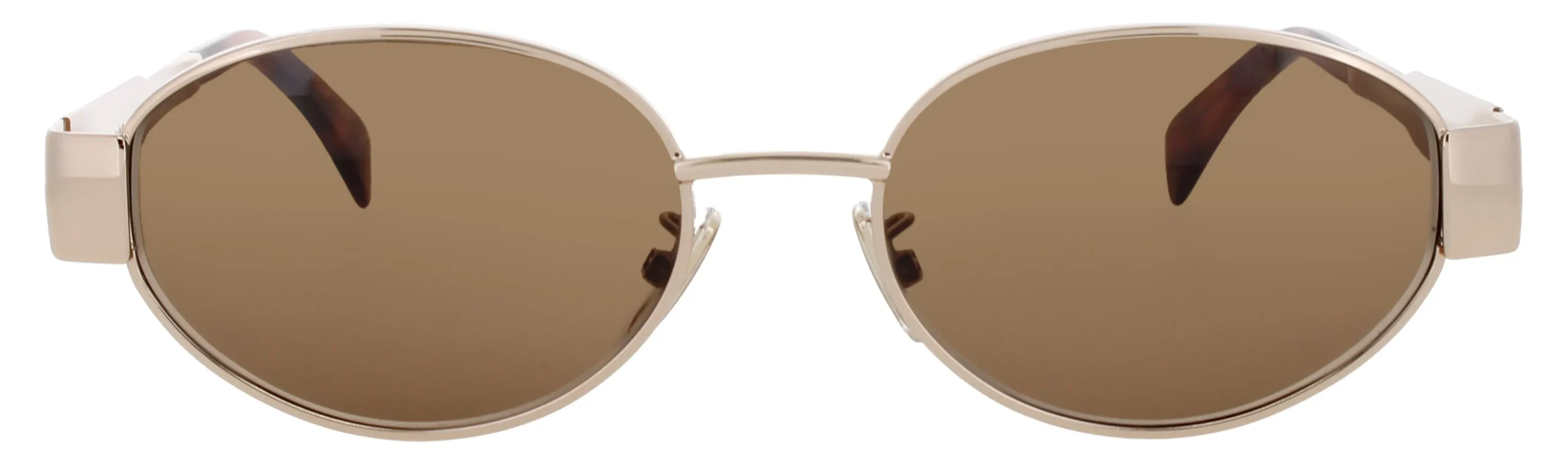 Celine CL40235U 28E Sunglasses Shiny Rose Gold 54mm Women 2