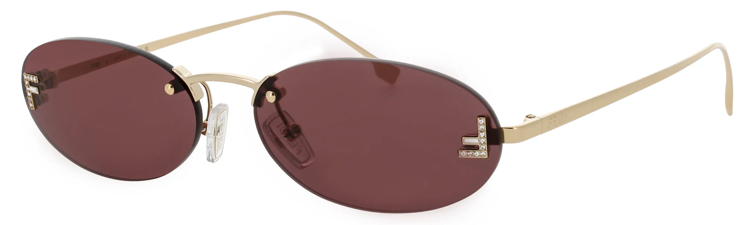 Fendi FE4075US 30Y Sunglasses Gold 54mm Women