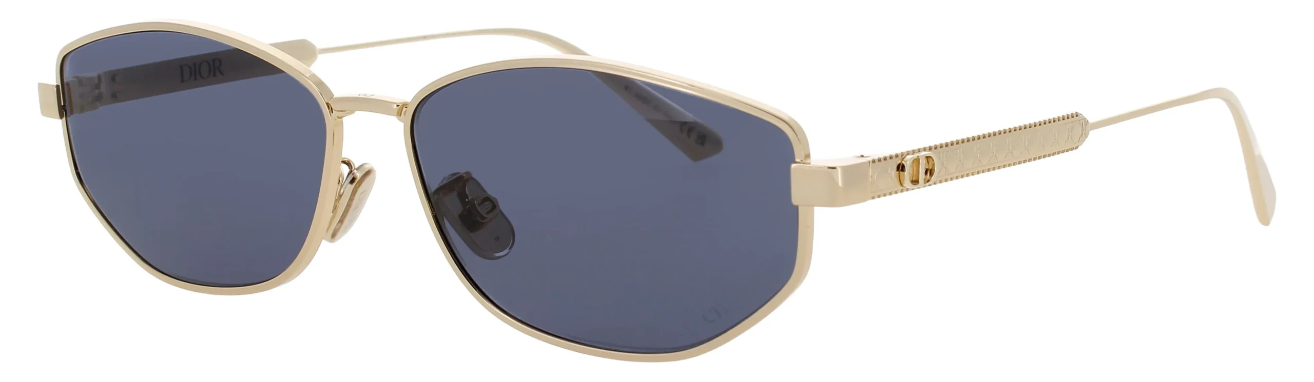 Dior CD40189U 10V Sunglasses Shiny Gold 57mm Women