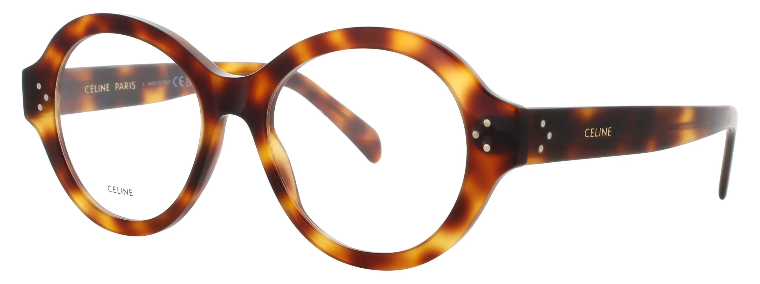 Celine CL50157I 053 Eyeglasses Blonde Havana 52mm Men