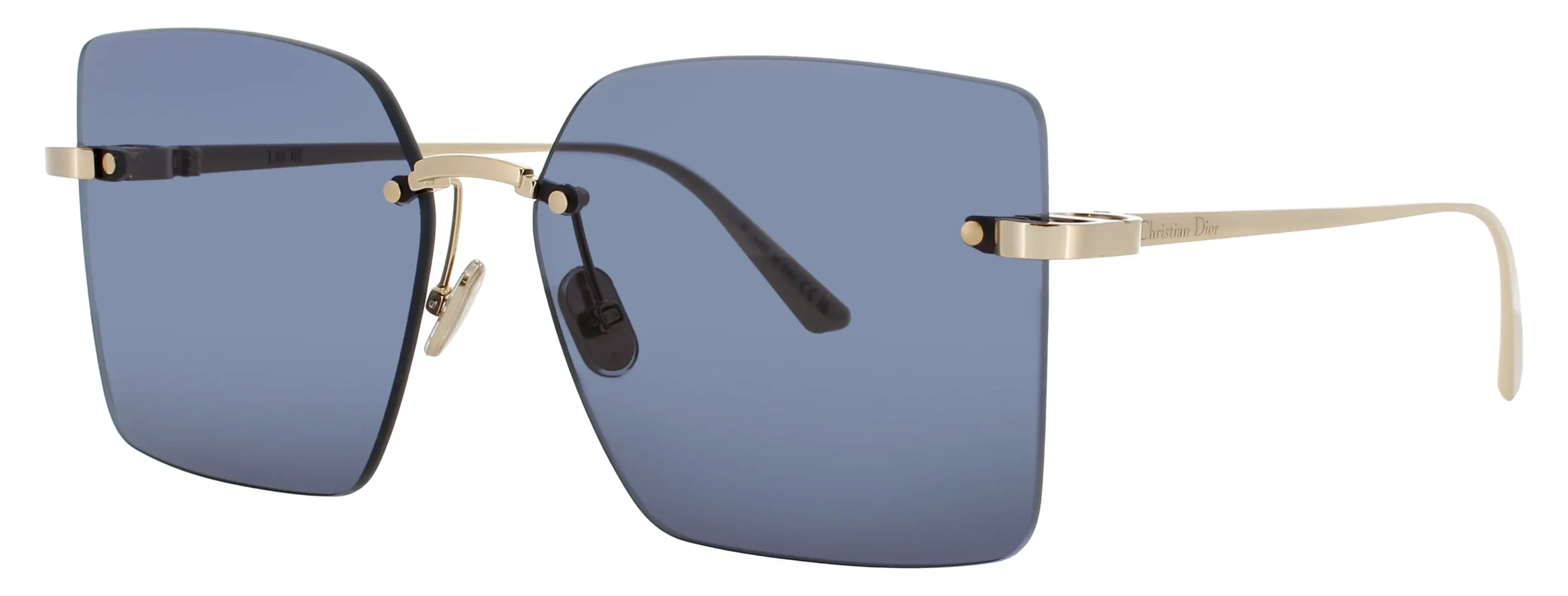 Dior CD40195U 10V Sunglasses Shiny Gold 60mm Women