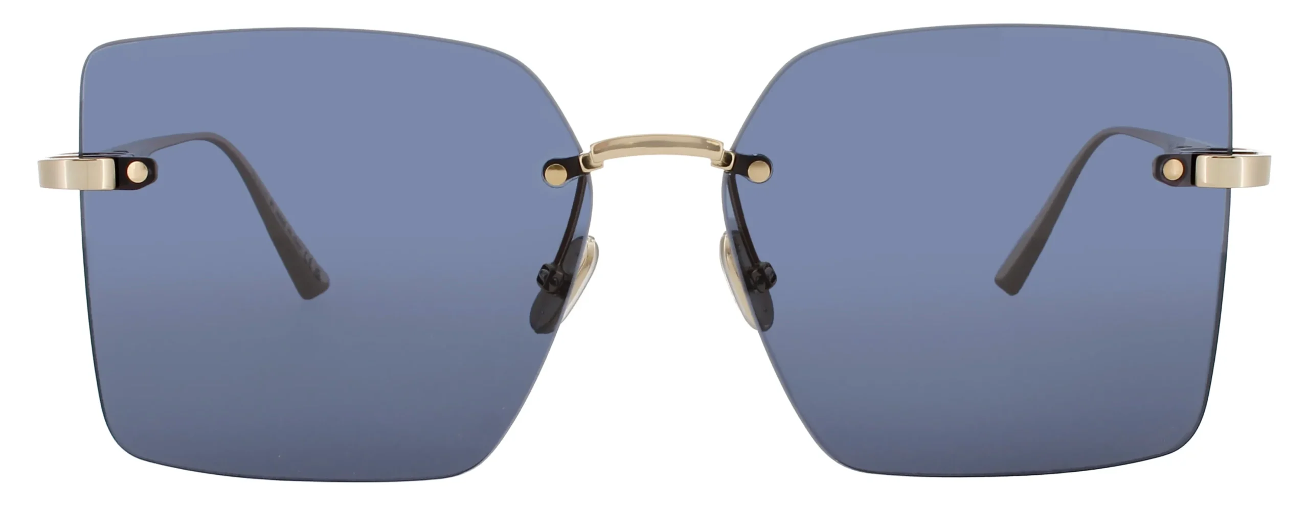 Dior CD40195U 10V Sunglasses Shiny Gold 60mm Women 2