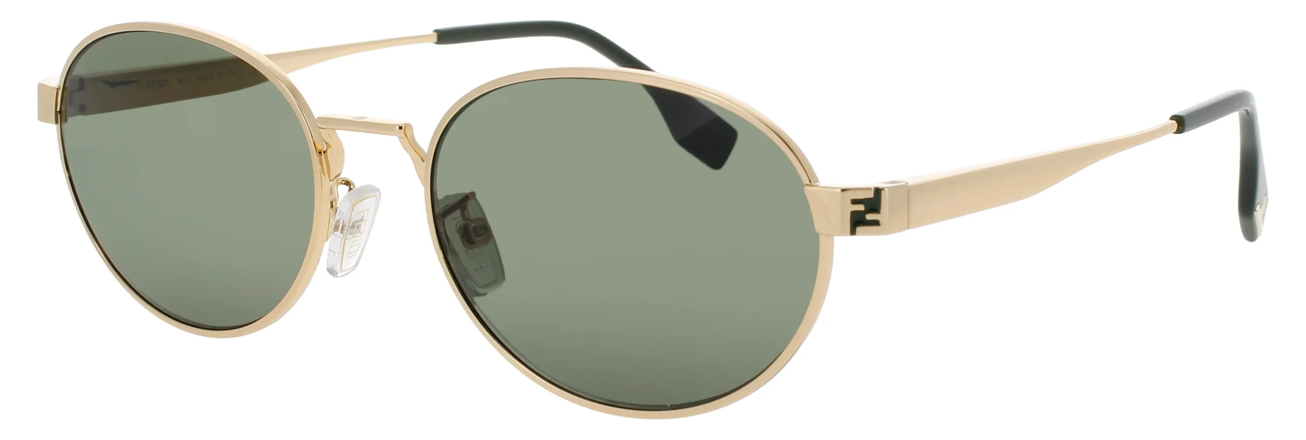 Fendi FE40180U 30N Sunglasses Shiny Endura Gold 55mm Unisex