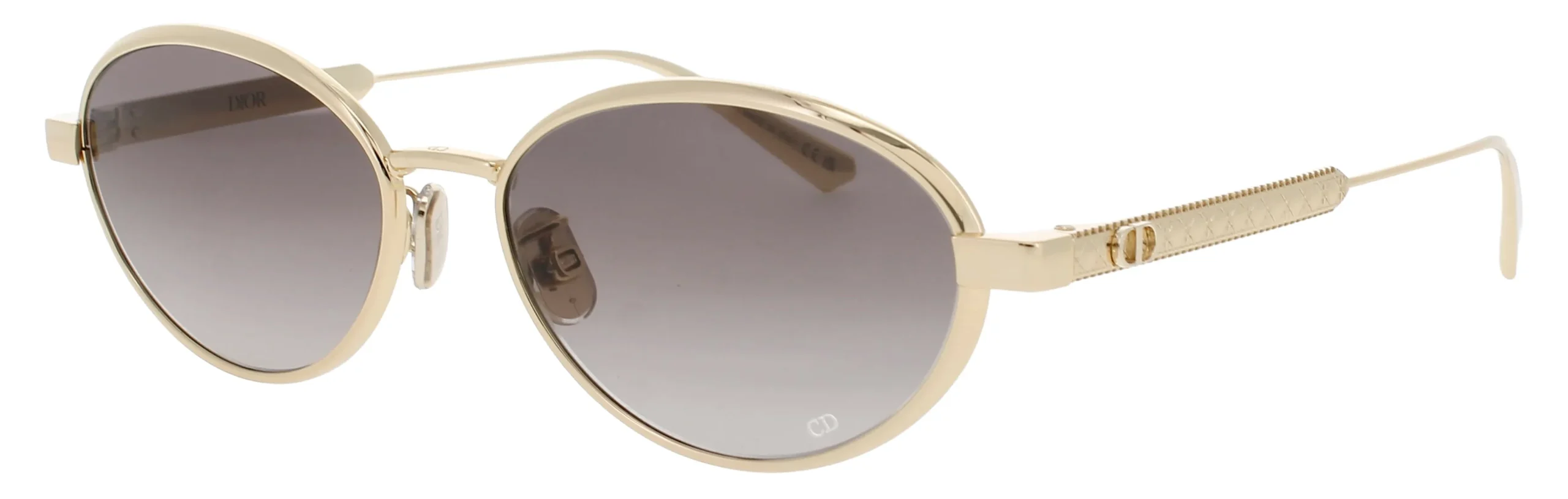Dior CD40209U 10B Sunglasses Shiny Gold Dh 53mm Women
