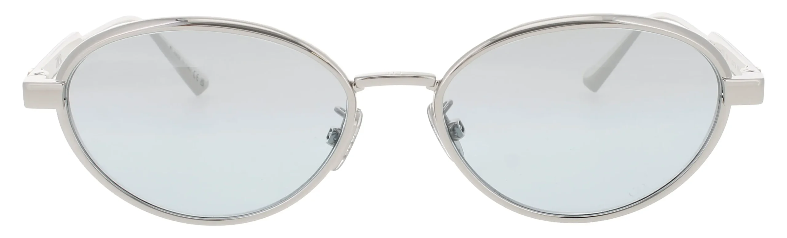 Dior CD40209U 16X Sunglasses Shiny Palladium 53mm Women 2