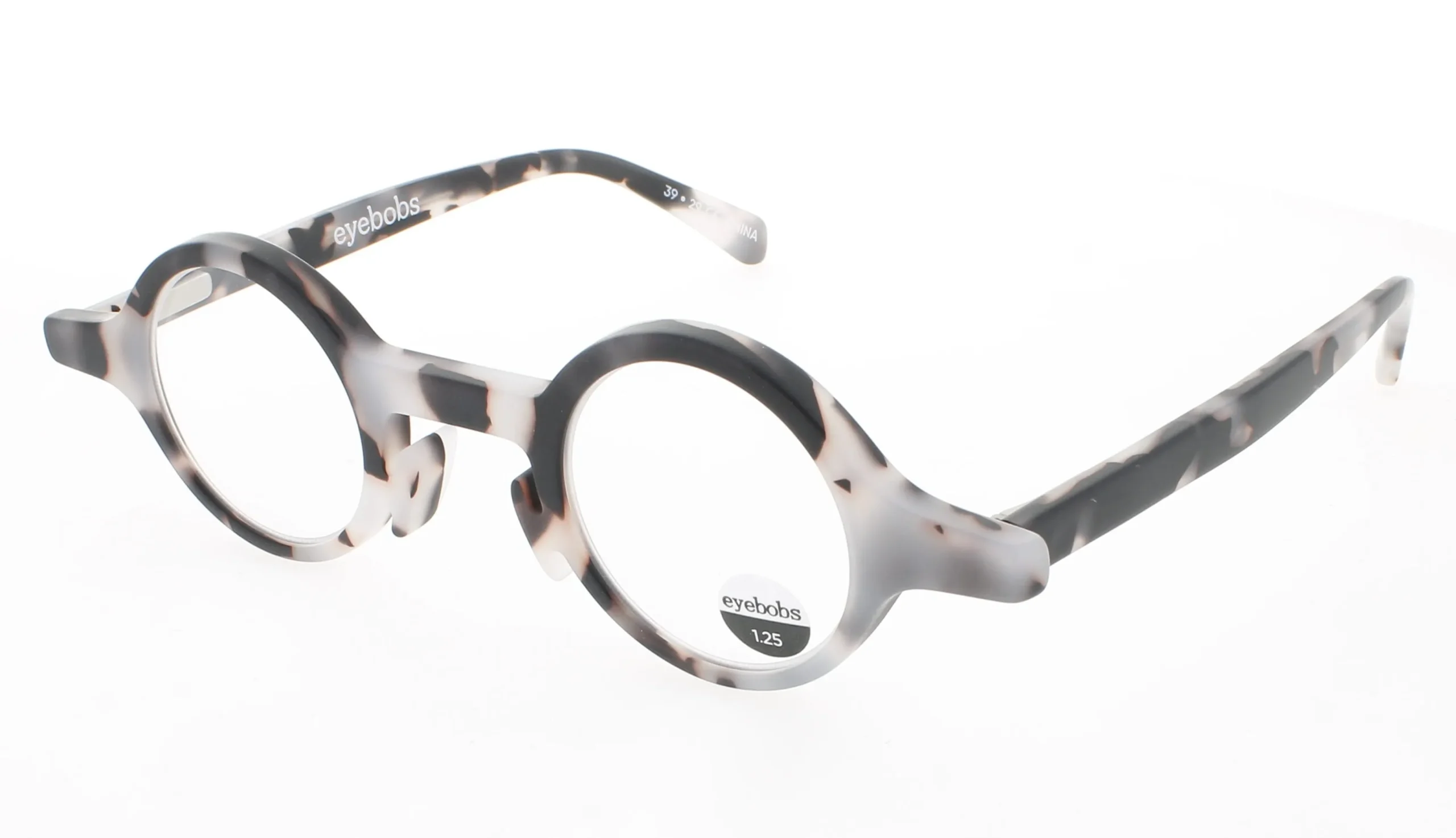 Eyebobs WACKADOODLEDOO 19 Eyeglasses Matte Grey Tortoise 38mm Unisex