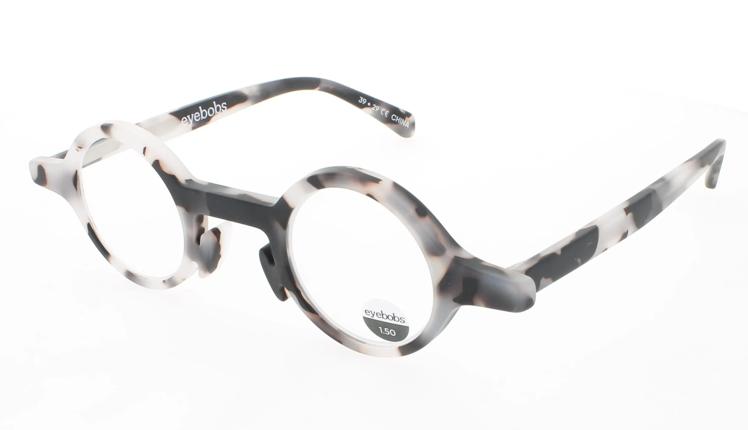 Eyebobs WACKADOODLEDOO 19 Eyeglasses Matte Grey Tortoise 38mm Unisex